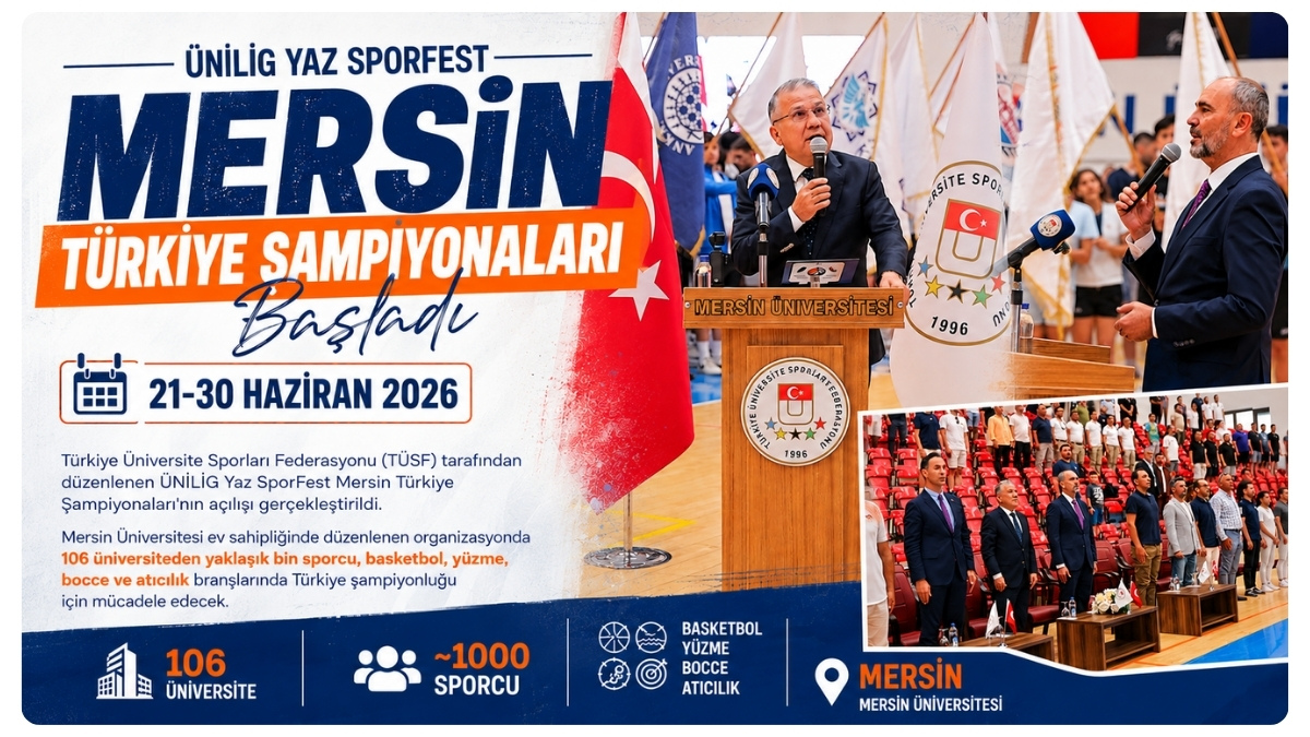 Mersin, Yaz SporFest'e Ev Sahipliği Yapıyor