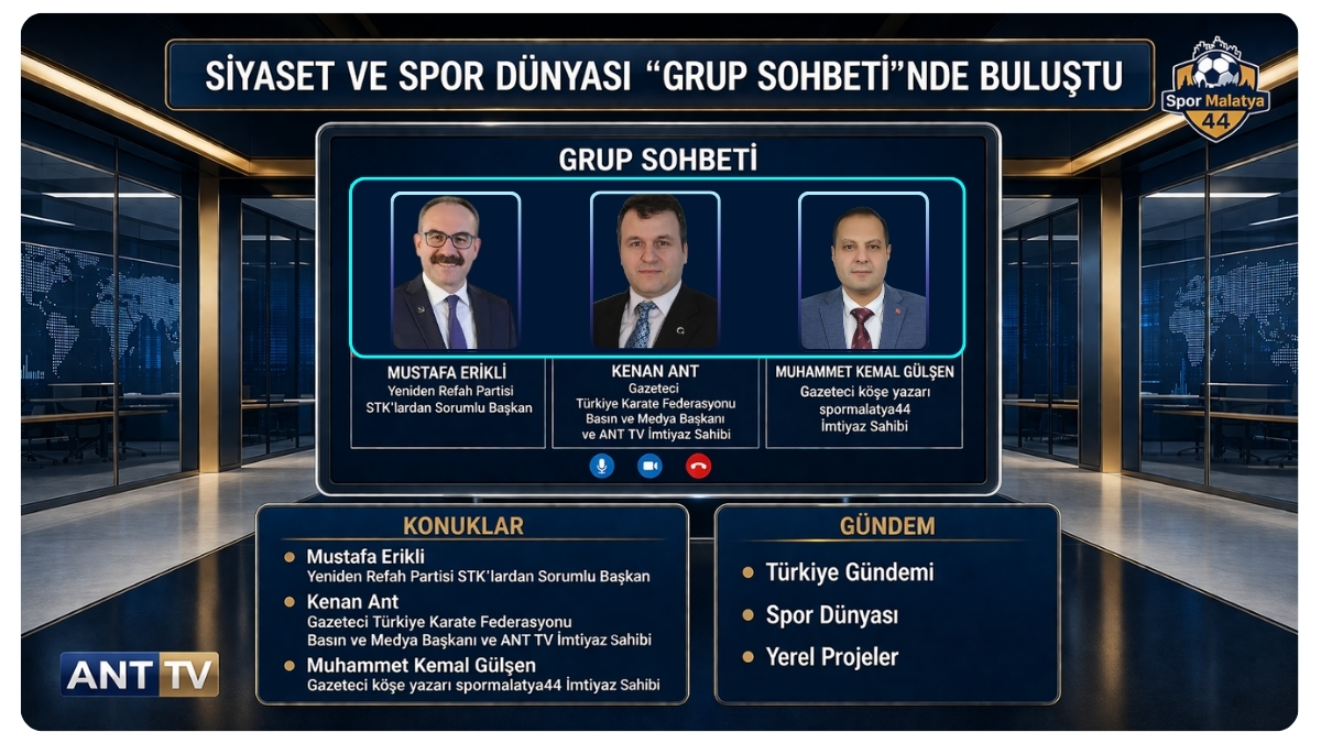 Siyaset ve Spor Dünyası "Grup Sohbeti"nde Buluştu