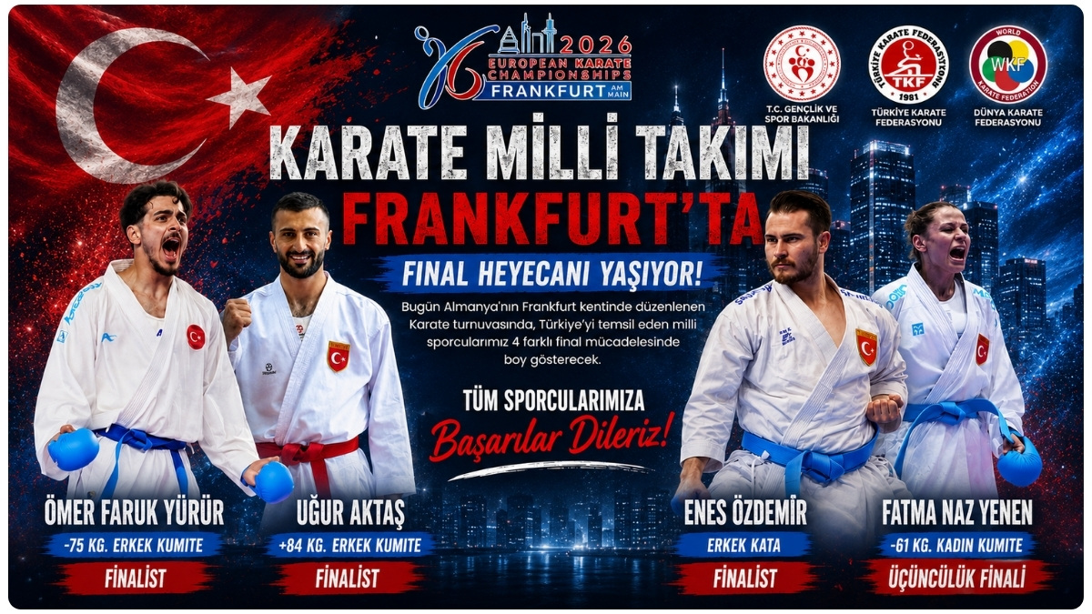 Karate Milli Takımı Frankfurt'ta Final Heyecanı Yaşıyor