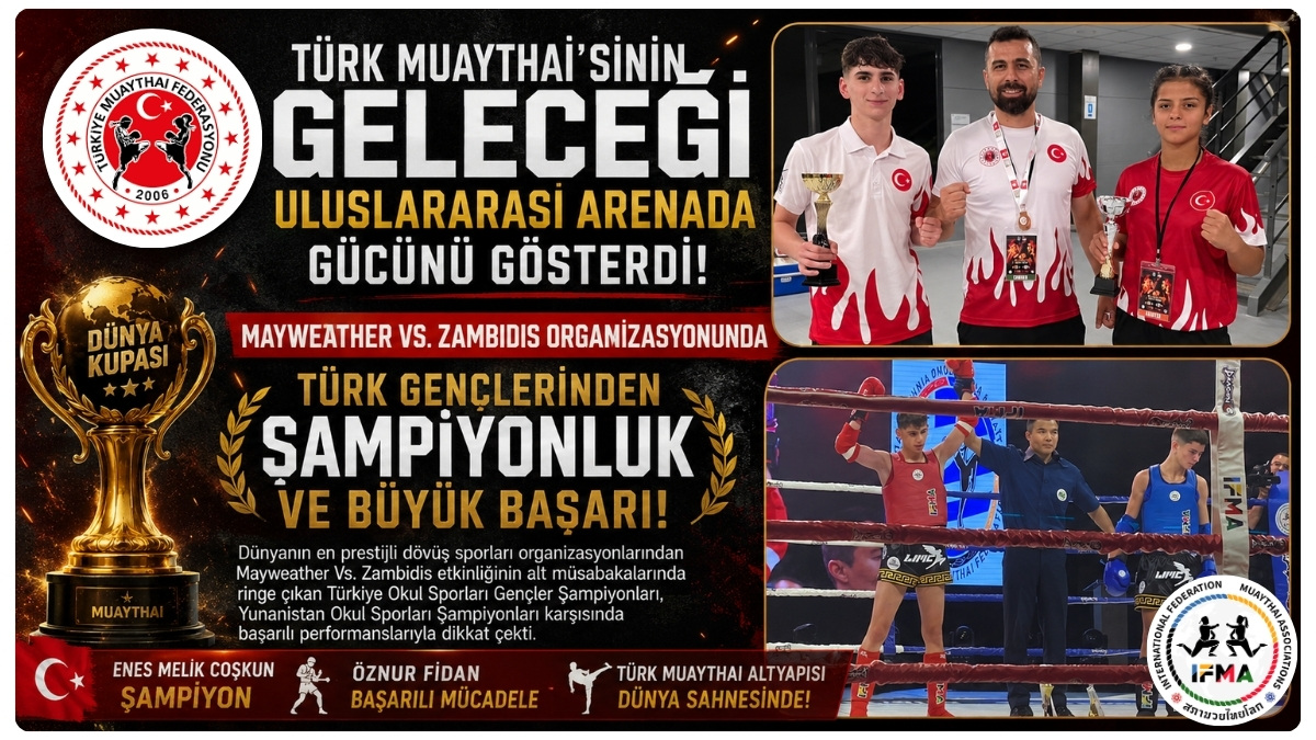 Mayweather Vs. Zambidis Organizasyonunda Türk Gençlerinden Şampiyonluk Ve Büyük Başarı