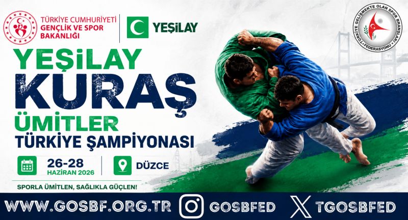 26-28 HAZİRAN 2026 YEŞİLAY KURAŞ ÜMİTLER TÜRKİYE ŞAMPİYONASI DÜZCE/AKÇAKOCA