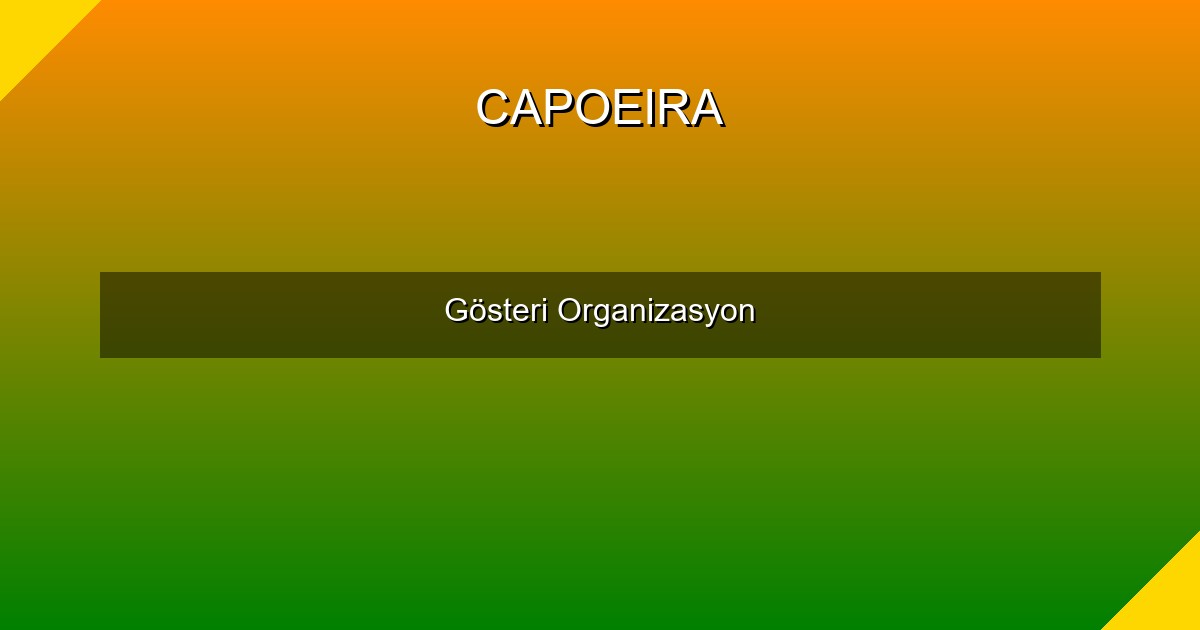 Gösteri Organizasyon