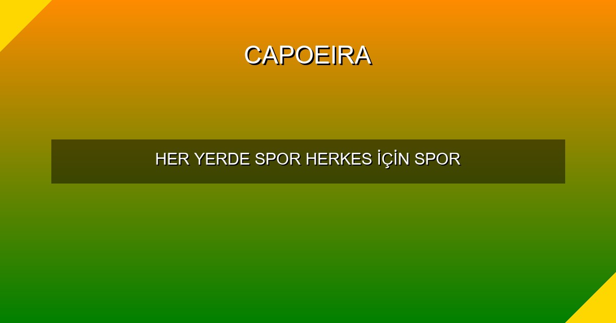 HER YERDE SPOR HERKES İÇİN SPOR