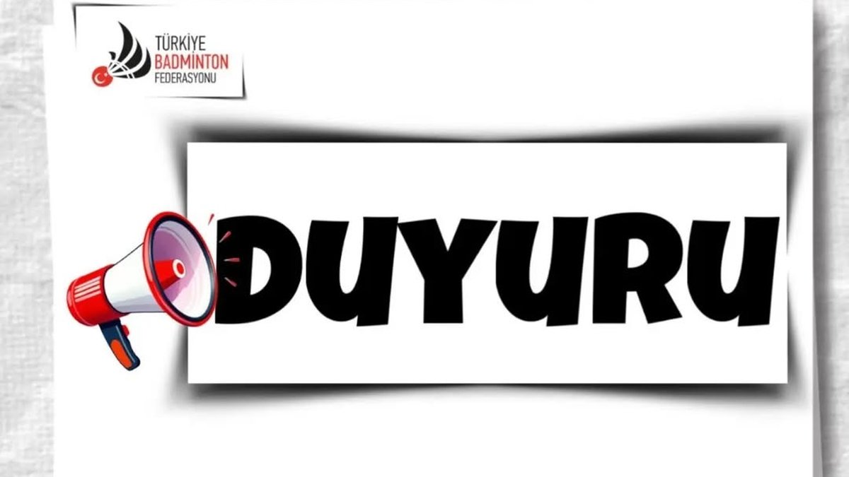 2026 Yılı Badminton 3. Kademe Kıdemli Antrenör Yetiştirme Kursu 24-30 Temmuz 2026 Tarihleri Arasında...