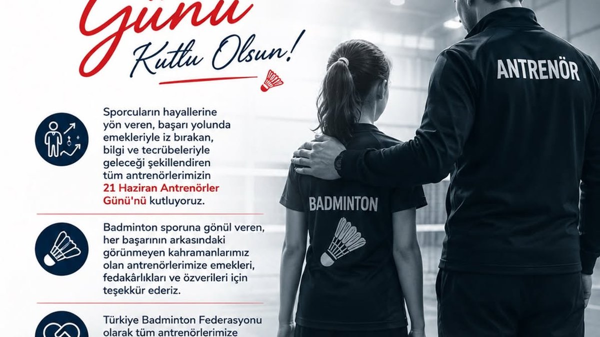 21 Haziran Antrenörler Günü Kutlu Olsun..
