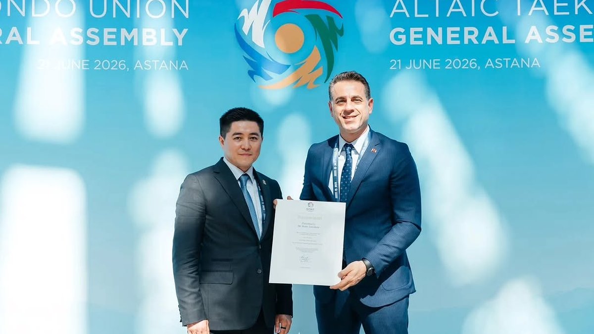 🇹🇷Federasyon Başkanımız Bahri Tanrıkulu, Altay Dili Taekwondo Birliği'nin Asbaşkanlığına seçildi.