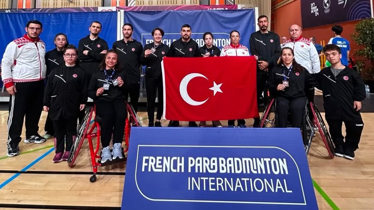 TÜRK SPORCULARINDAN FRANSA'DA BÜYÜK BAŞARI: PARA BADMİNTON MİLLİ TAKIMI’NDAN 5 MADALYA!