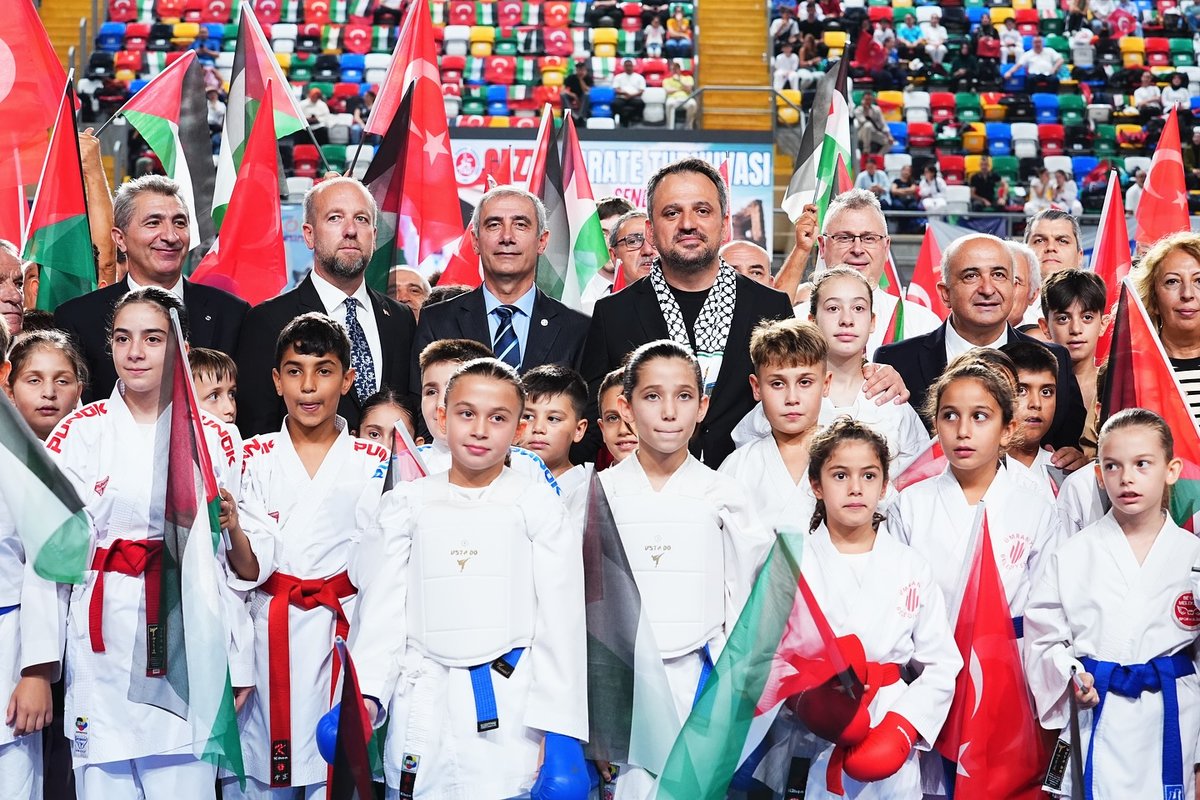 Gazze Karate Turnuvası Açılış Töreni Gerçekleştirildi