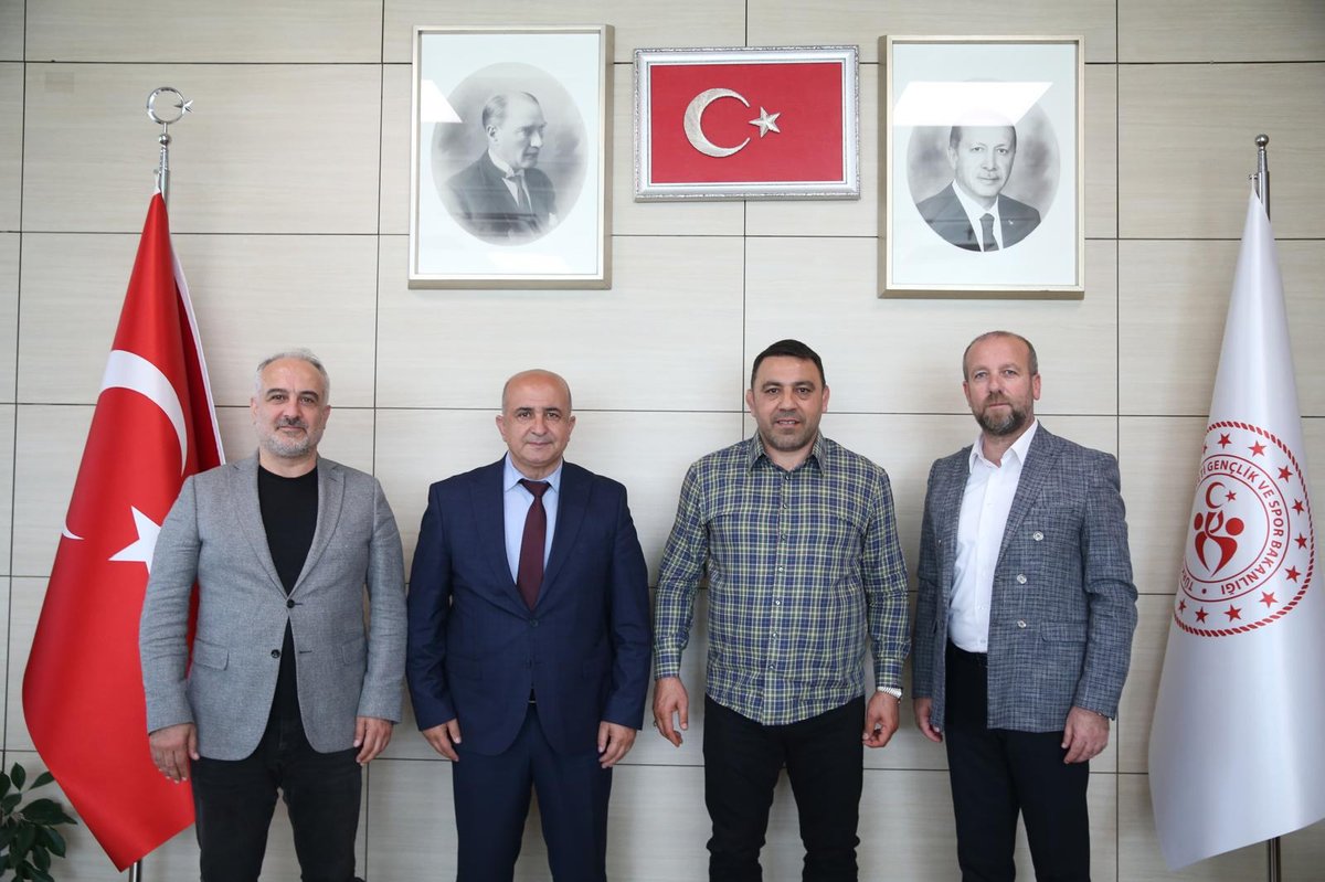 GENÇLİK VE SPOR BAKAN YARDIMCIMIZ SAYIN HAMZA YERLİKAYA'YA ZİYARET