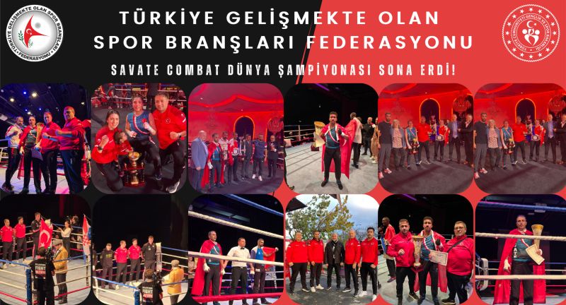 SAVATE COMBAT DÜNYA ŞAMPİYONASI SONA ERDİ!
